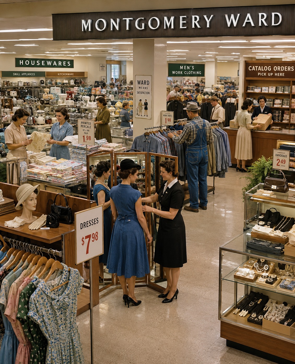 Montgomery Ward￼ carried quality merchandise in the 1950's