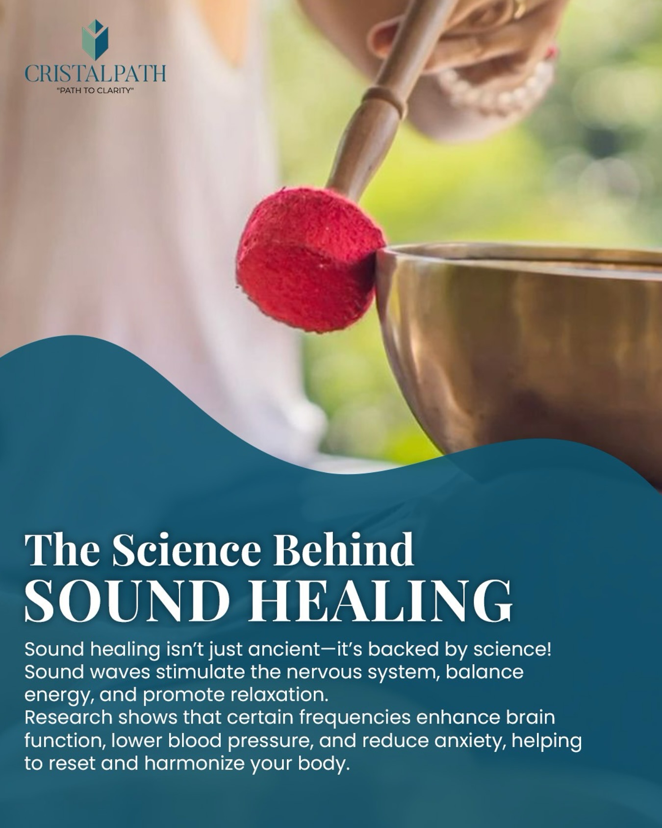 Cristal Path - The Science Behind Sound Healing 🎶🔬 ... | Facebook