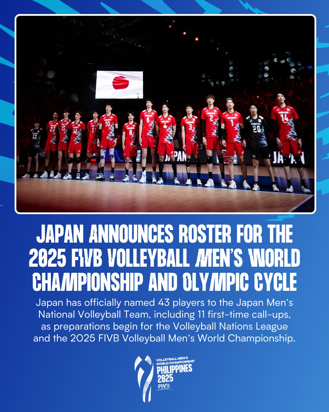 FIVB Men's World Championship 2025 - Philippines - Japan is locked in ...