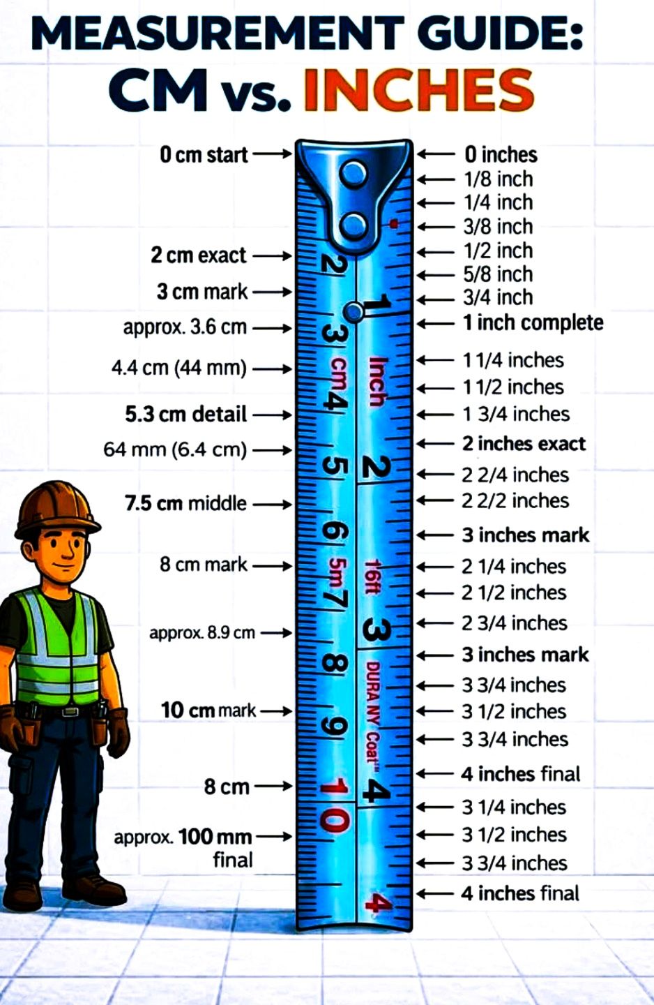Measurement Guide CM vs... - Civil Engineering Study Zone | Facebook