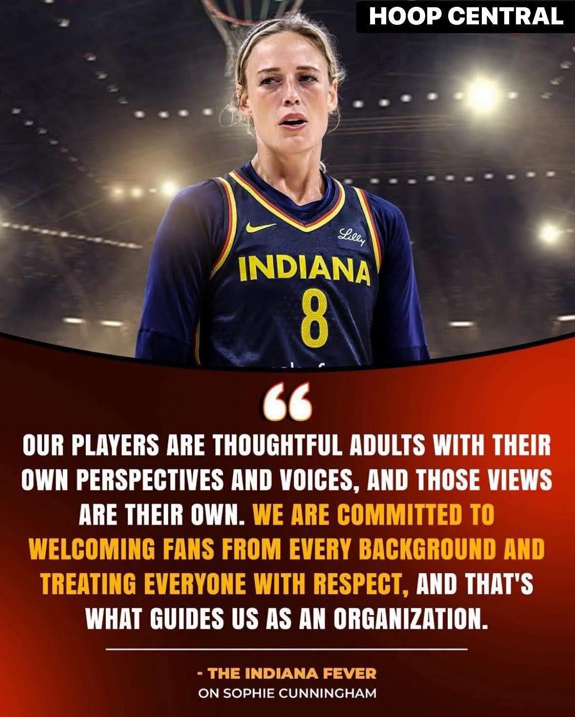 Indiana Fever respond to Sophie Cunningham comments controversy