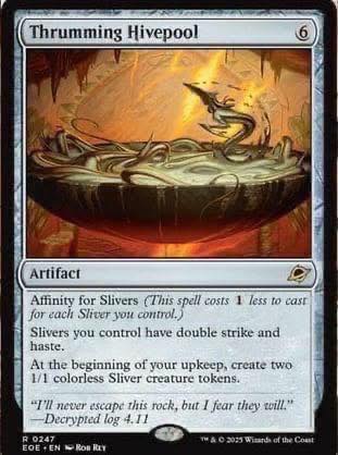 every sliver card mtg Hivelord Sliver Tribal Magic EDH Commander Deck – CommanderComplete you may put it on top of its owners library instead. The best MTG slivers -