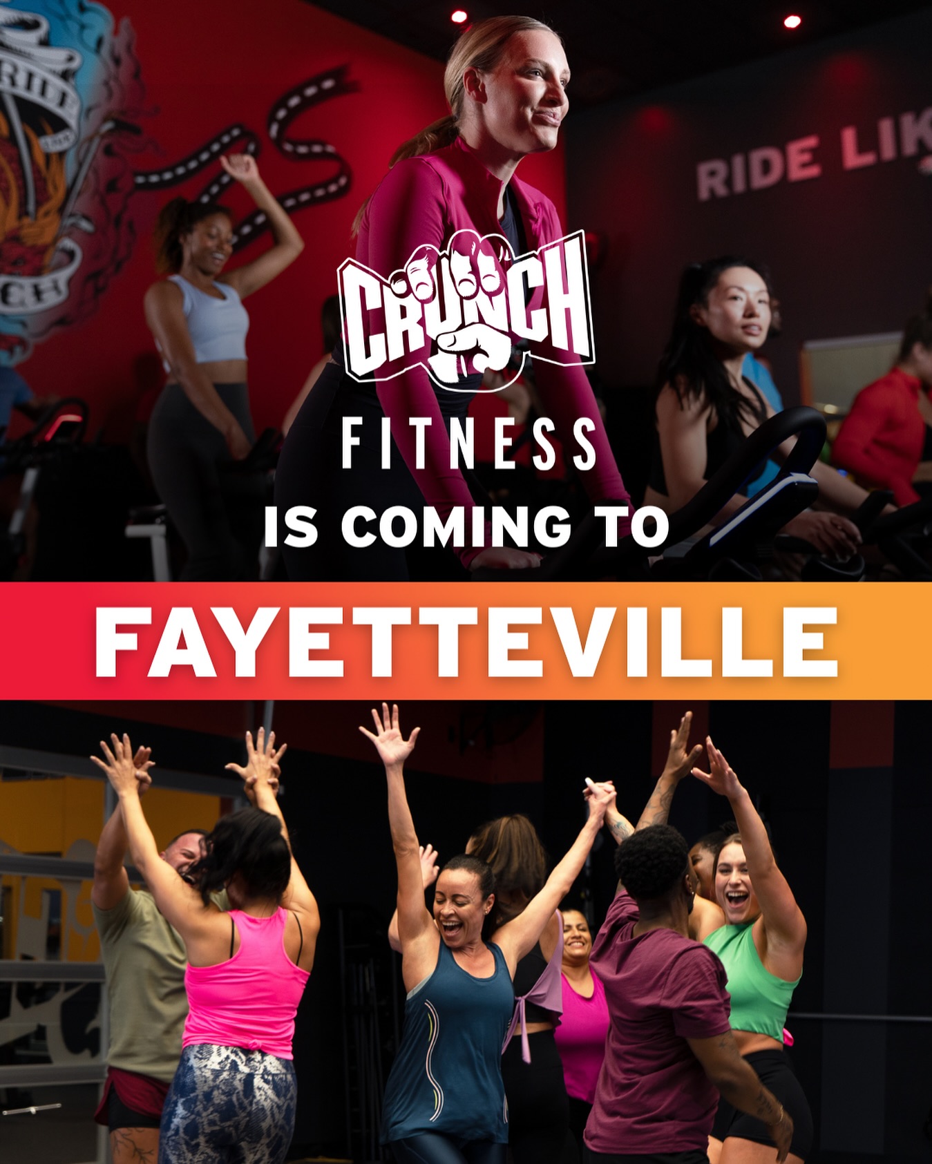 Crunch - 🚨 BIG NEWS, FAYETTEVILLE! 🚨⁣ ⁣ 🚀 Crunch Fitness is coming soon ...