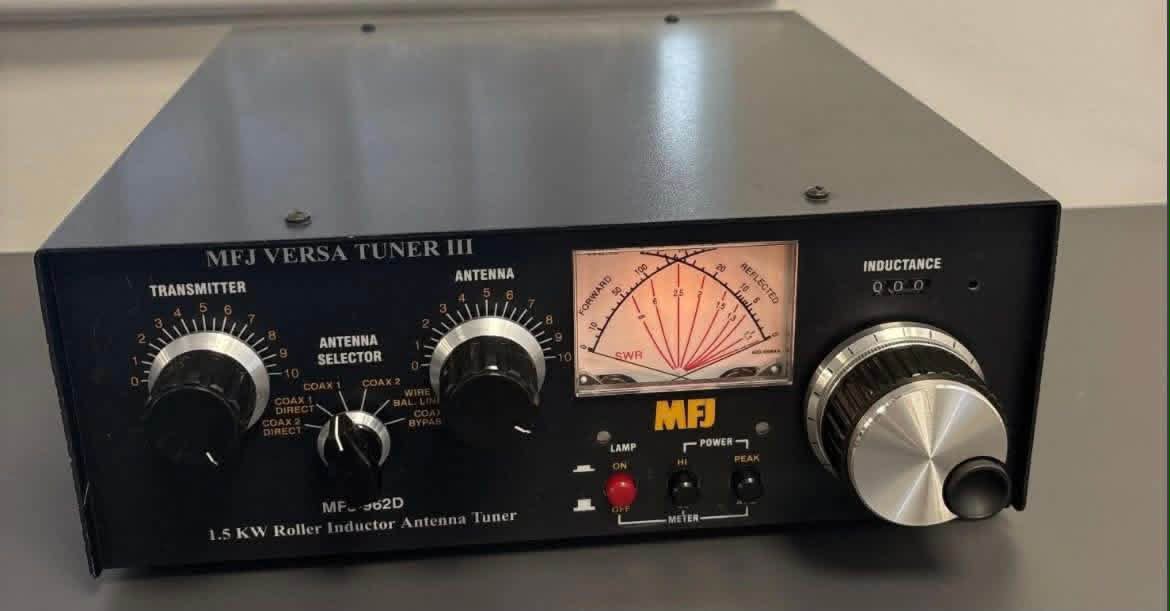 ⚡ SECOND HAND MFJ-986 3KW MANUAL HF ANTENNA TUNER ⚡ Big power