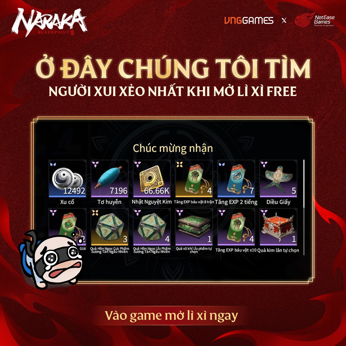 NARAKA: - 😭 Chuyện xui rủi đâu ai muốn đâu bạn ơi 🤜 Vào game nhận lì xì ...