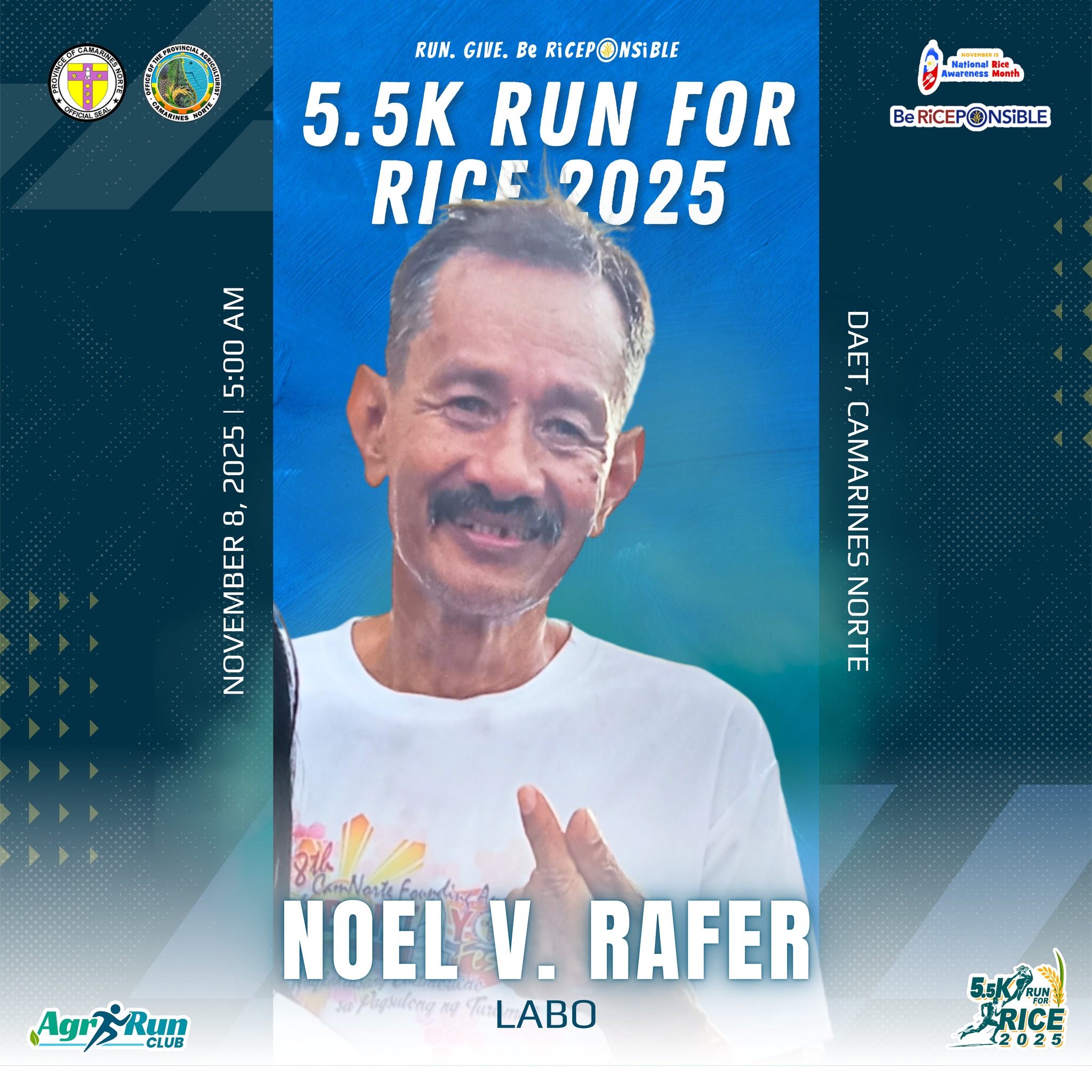 AGRI RUN CLUB - NOEL V. RAFER of LABO, Welcome to the... | Facebook