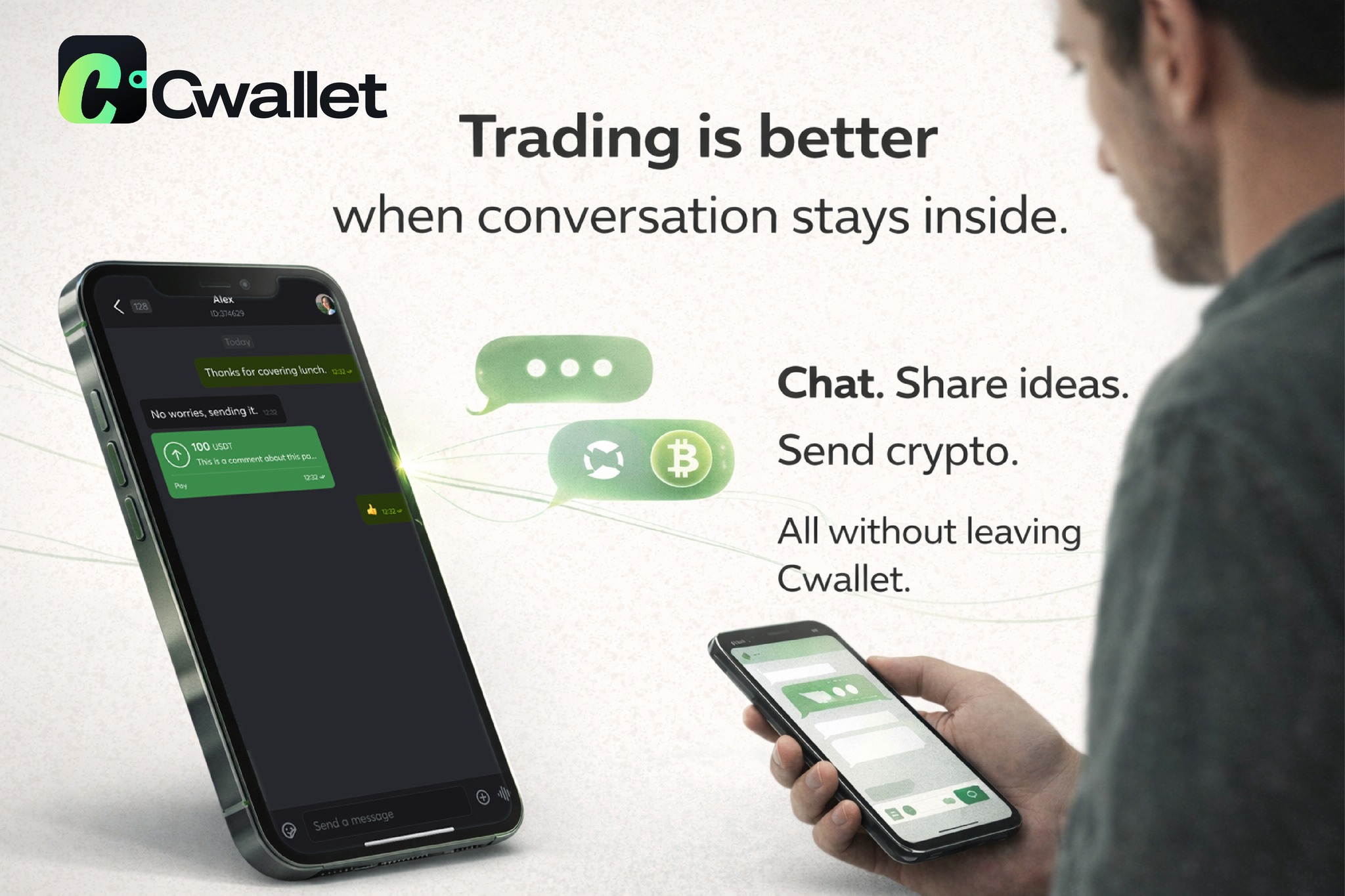 Cwallet - Contacts. is now available on the Cwallet mobile app. Trading ...