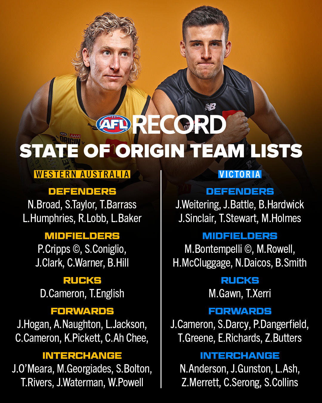 AFL - Counting down the days til State of Origin 2026 reignites the ...