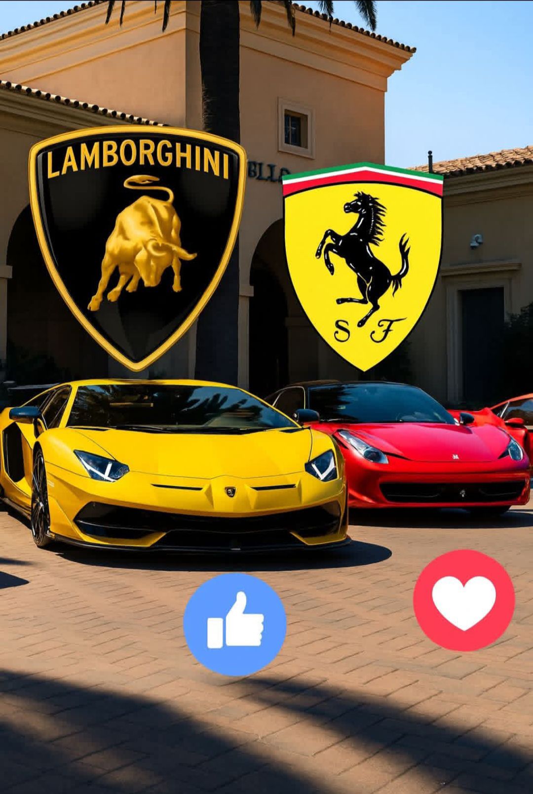 Lamborghini Aventador and Ferrari 488 GTB by Cars Lounge