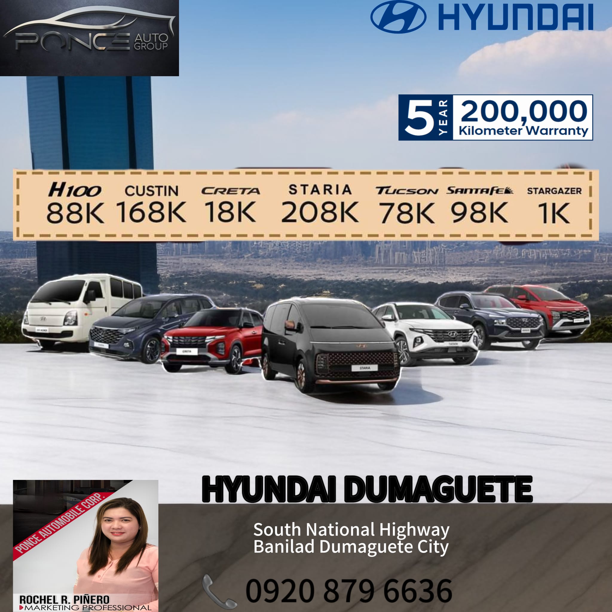 Hyundai Dumaguete Rochel Pinero | Dumaguete City