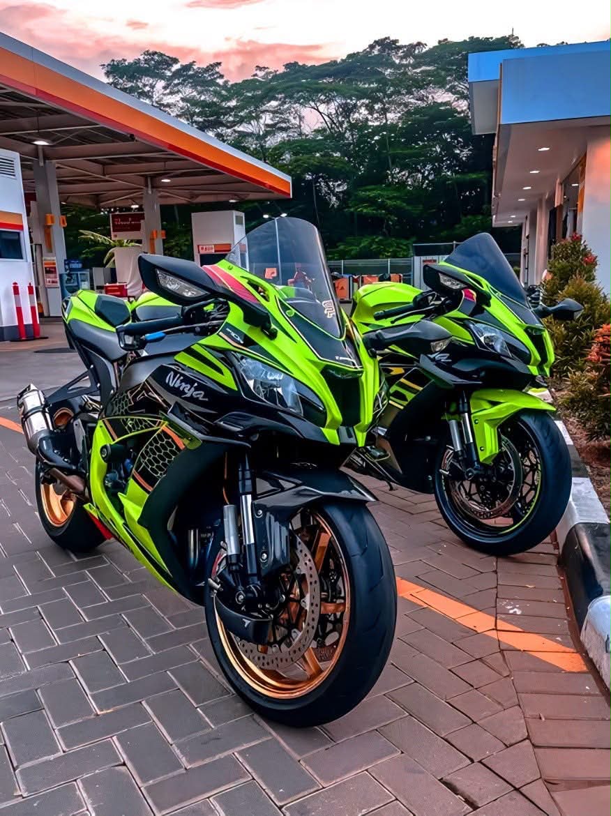 Kawasaki ninja zx-10r 💚🖤😋