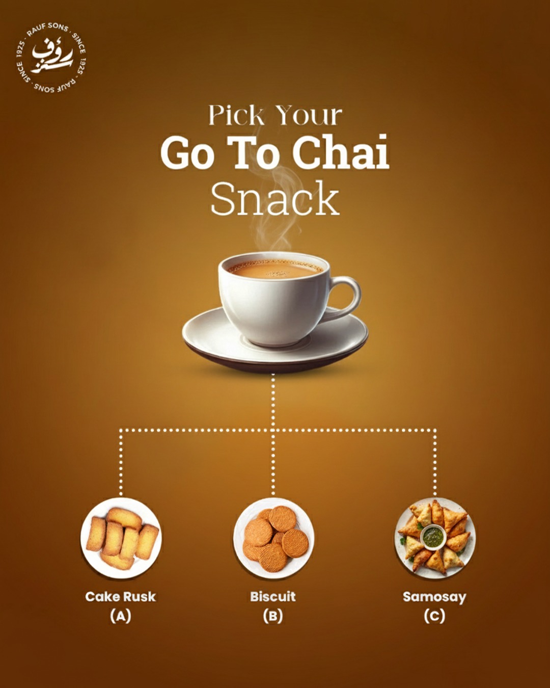 Which snack do you love to pair... - Rauf Sons - Tea House | Facebook