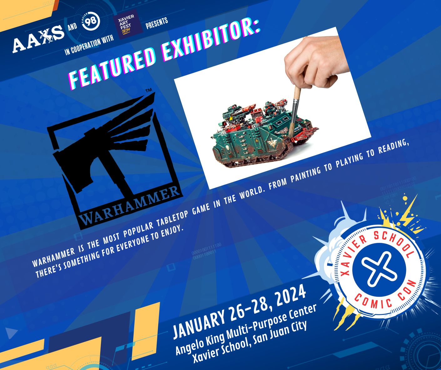 WARHAMMER, the most popular... - Xavier School Comic Con | Facebook