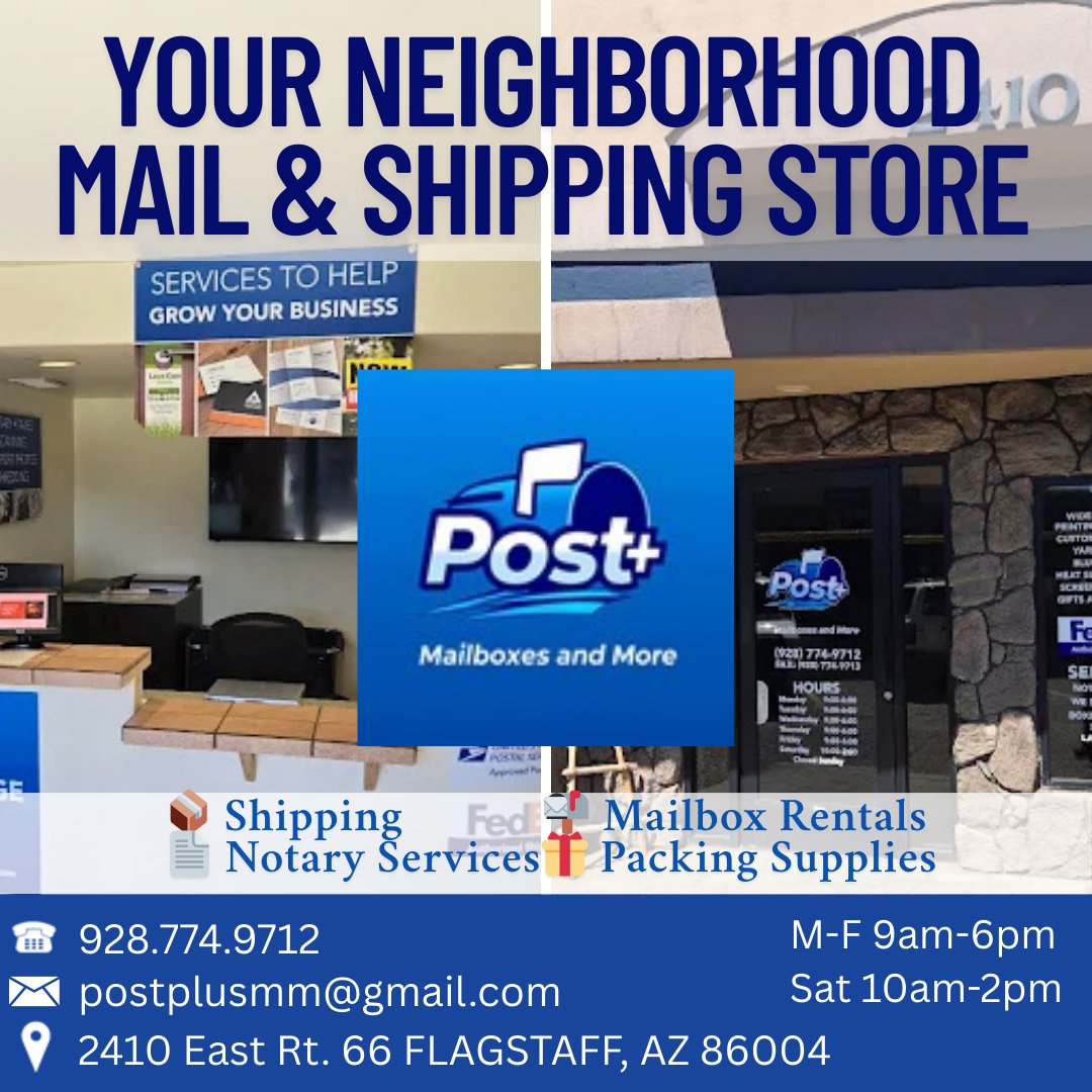Post Plus Mailboxes and More | Flagstaff AZ
