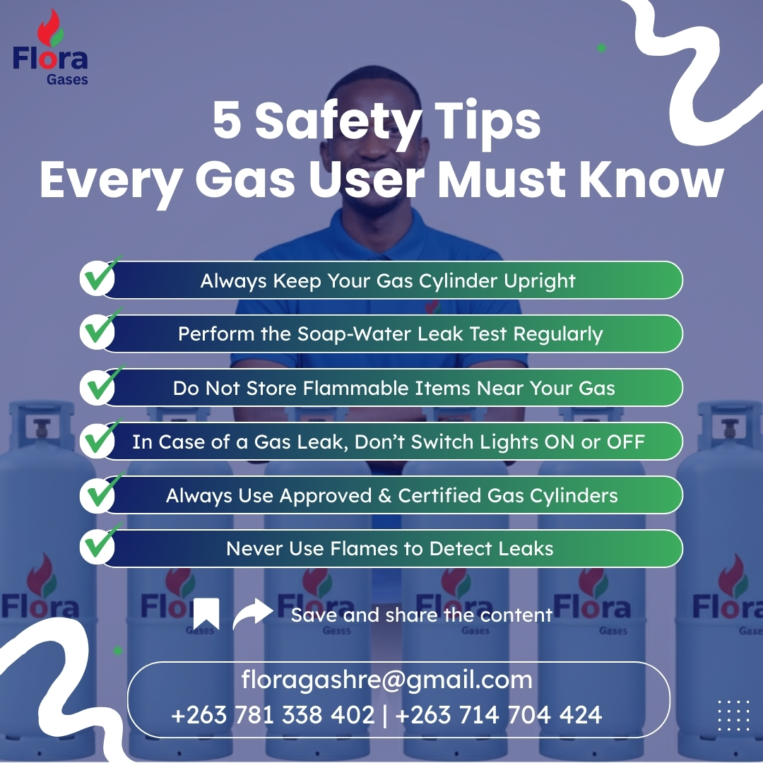 Flora Gas - Gas safety starts with simple habits 🔒🔥... | Facebook