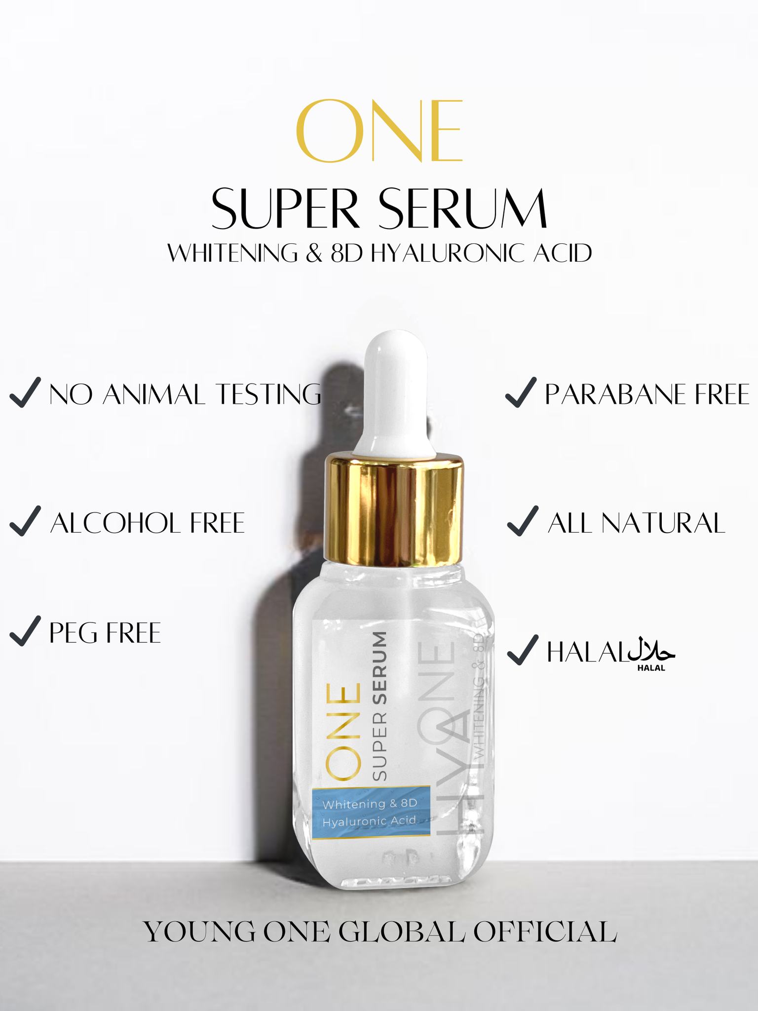 Young One Group - One Super Serum -ไฮยาเซรั่มหน้ากระจก จากสารสกัด ...