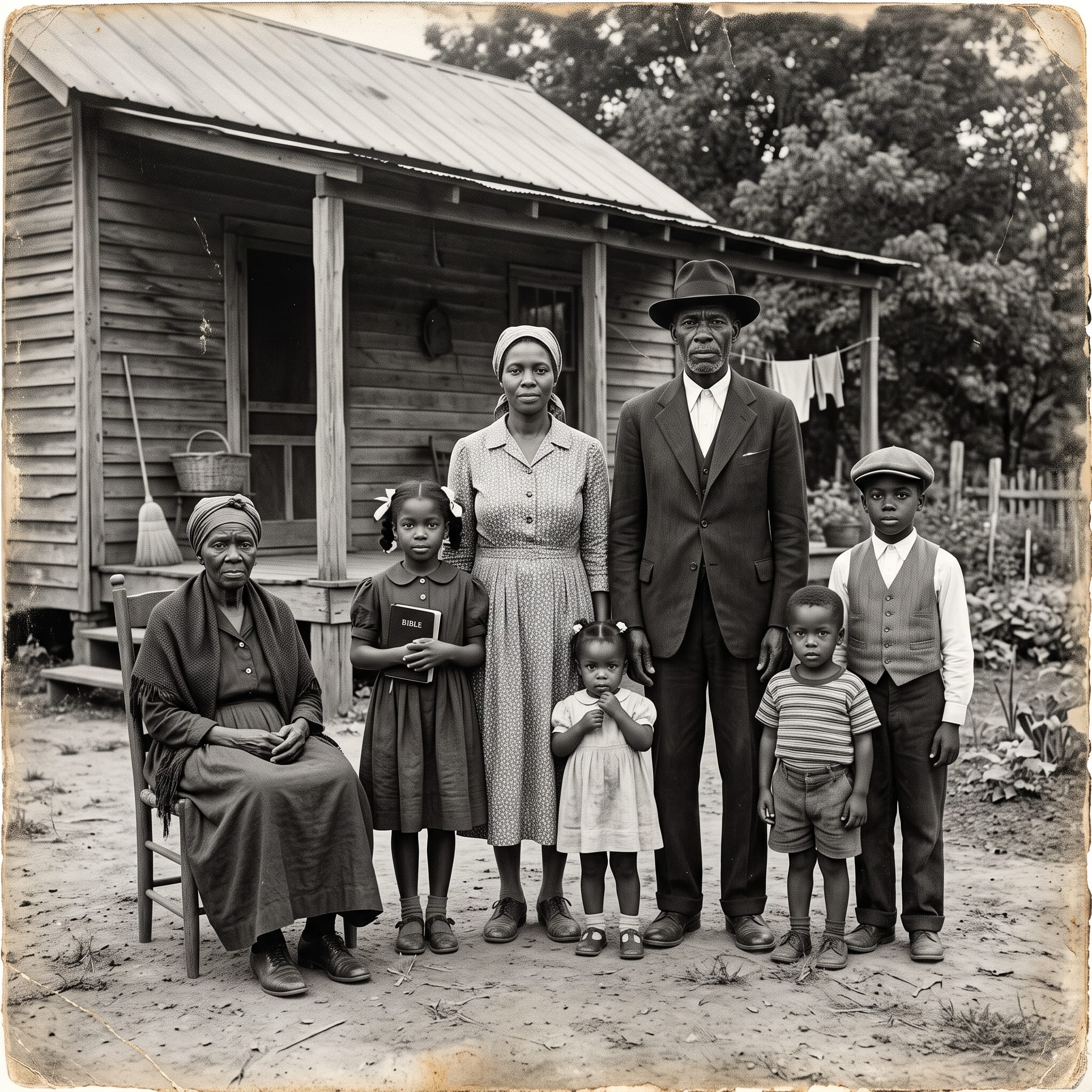 african american family in formal dress outside church 1920s Dressed their Sunday's best, standing tall, and carrying a quiet dignity far beyond their years. This moment, likely from the mid-1930s to early 1940s, captures more than just two children. It embodying