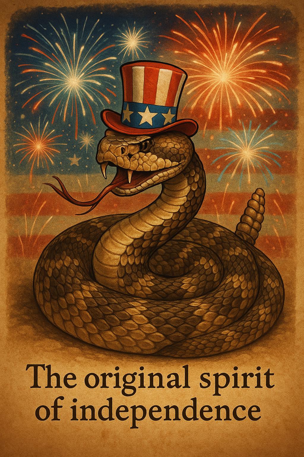 Tails - 🇺🇸 🐍 🎆 Some celebrate the 4th of July with fireworks. The ...