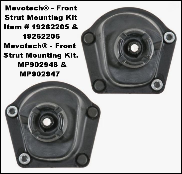 BMR Suspension Red Front Upper A-arm Mounts | Adjustable