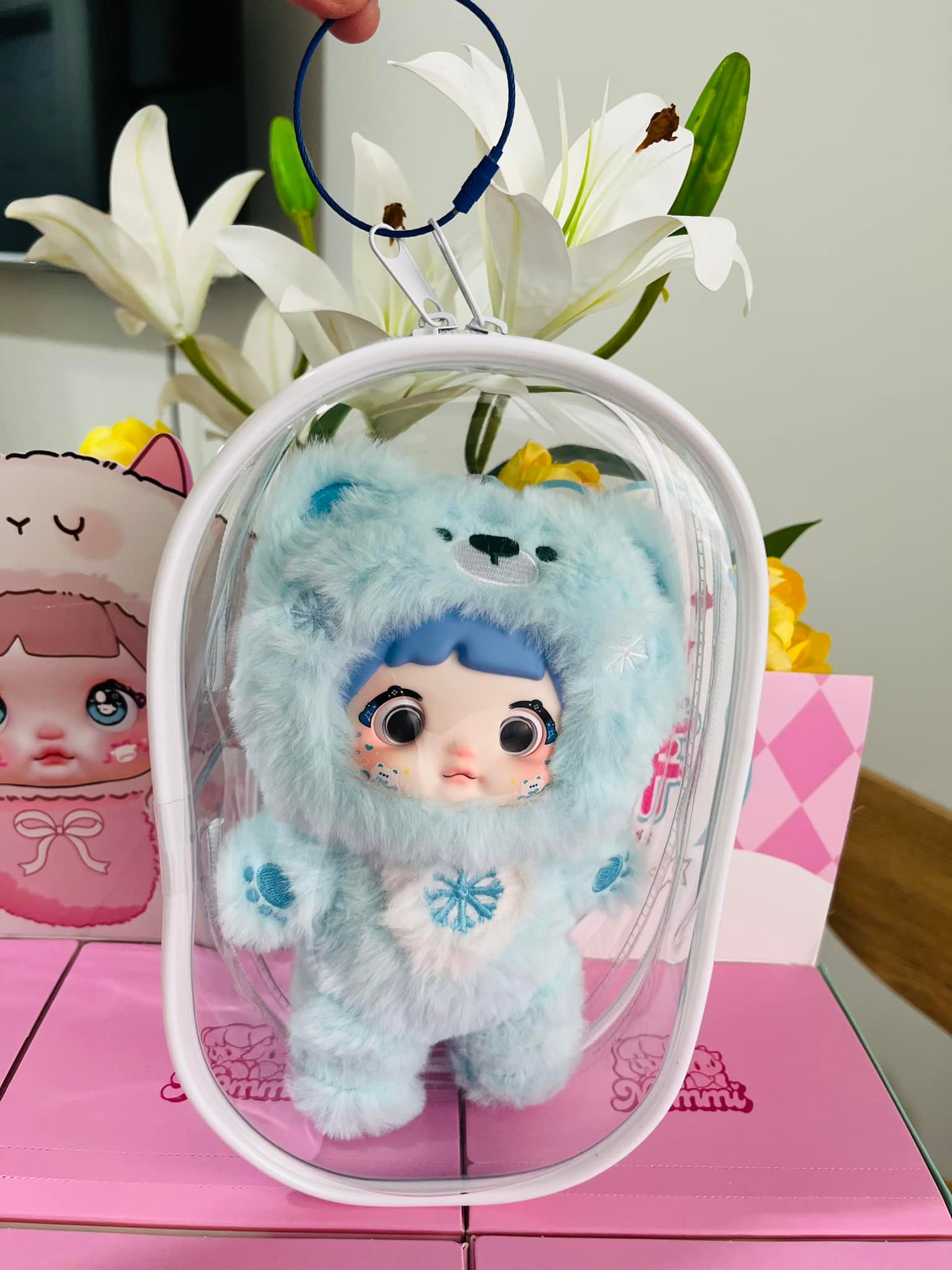 The doll keychains are adorable and just waiting for you to take
