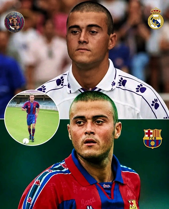 Luis Enrique's transfer from Real Madrid to Barcelona on July 23, 1996