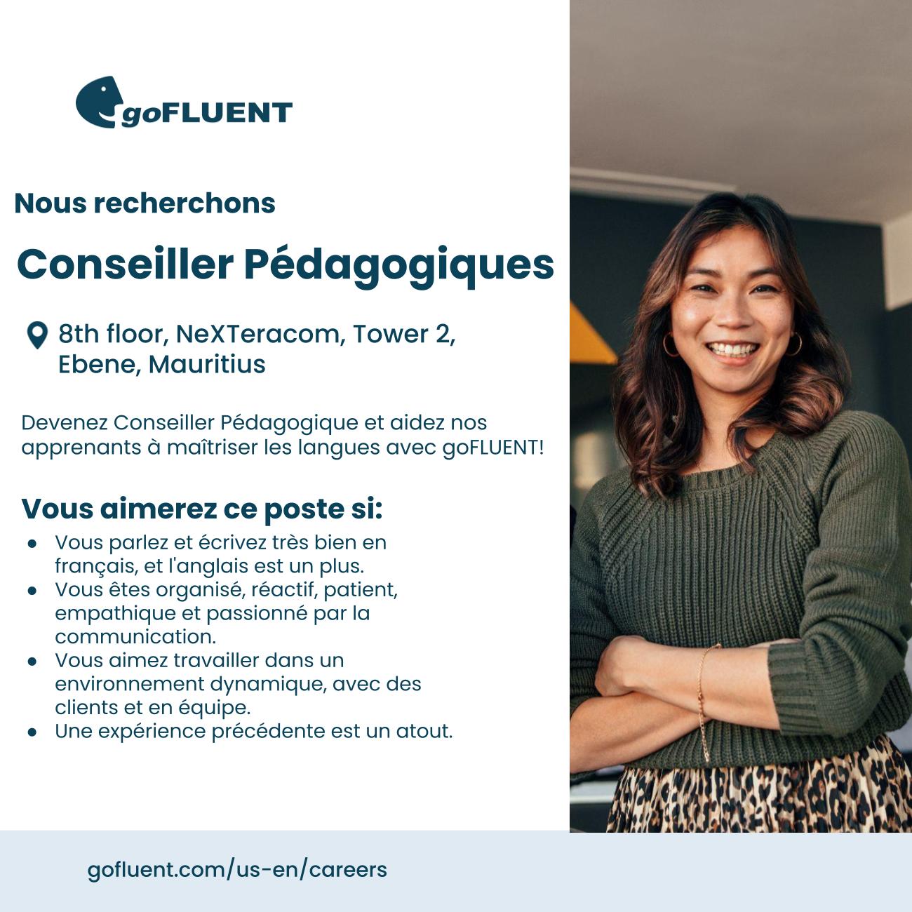 goFLUENT - Rejoignez notre équipe en tant que Consultant Pédagogique ...
