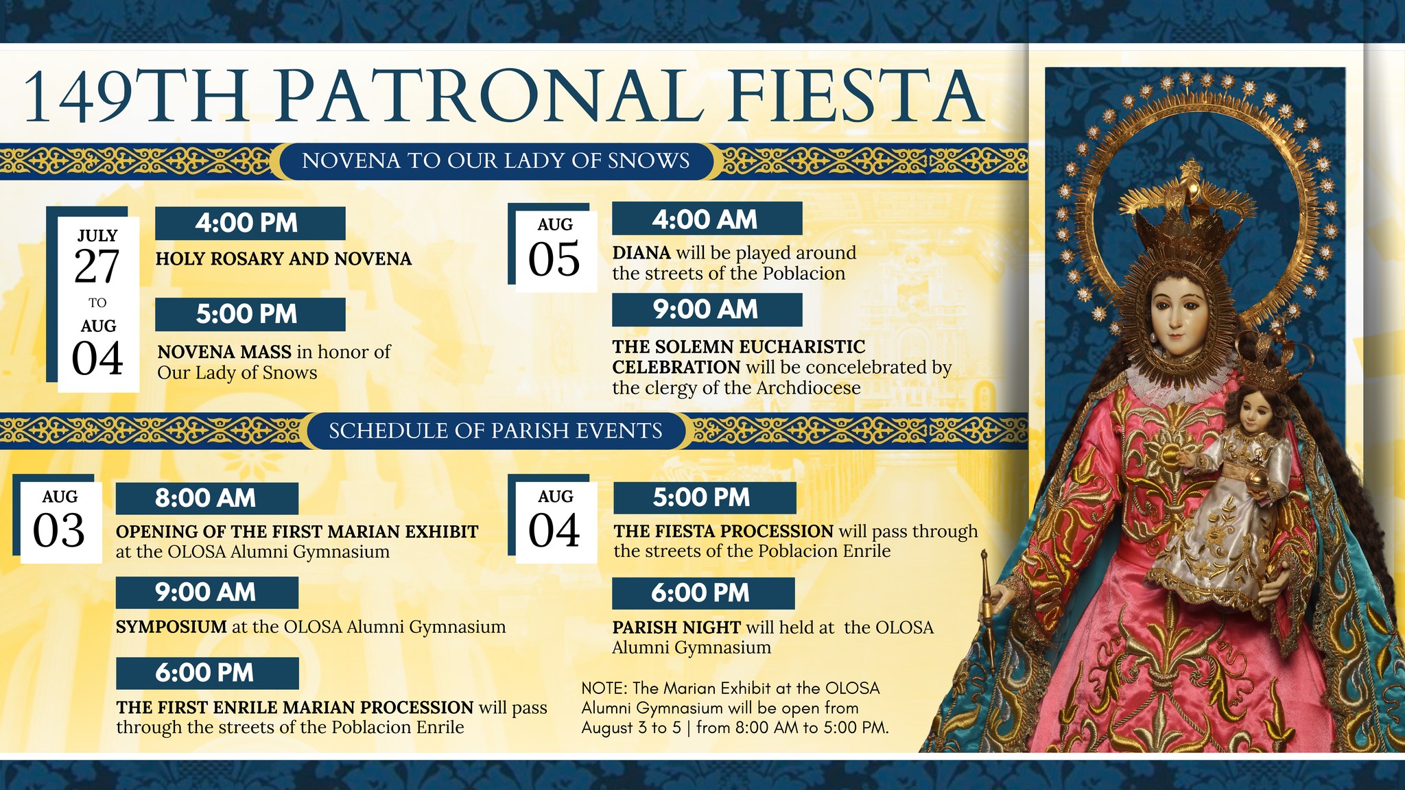Our Lady of Snows Parish | Enrile