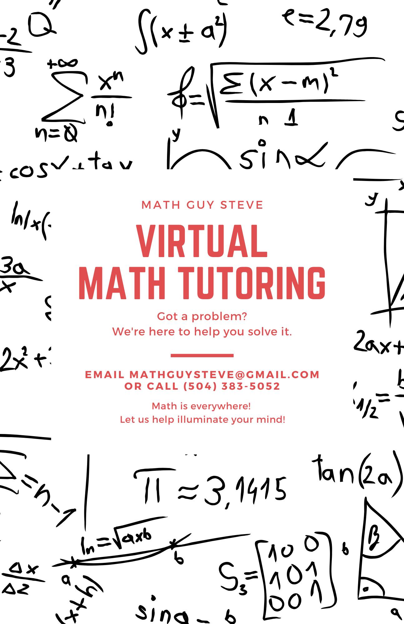 Math Guy Steve