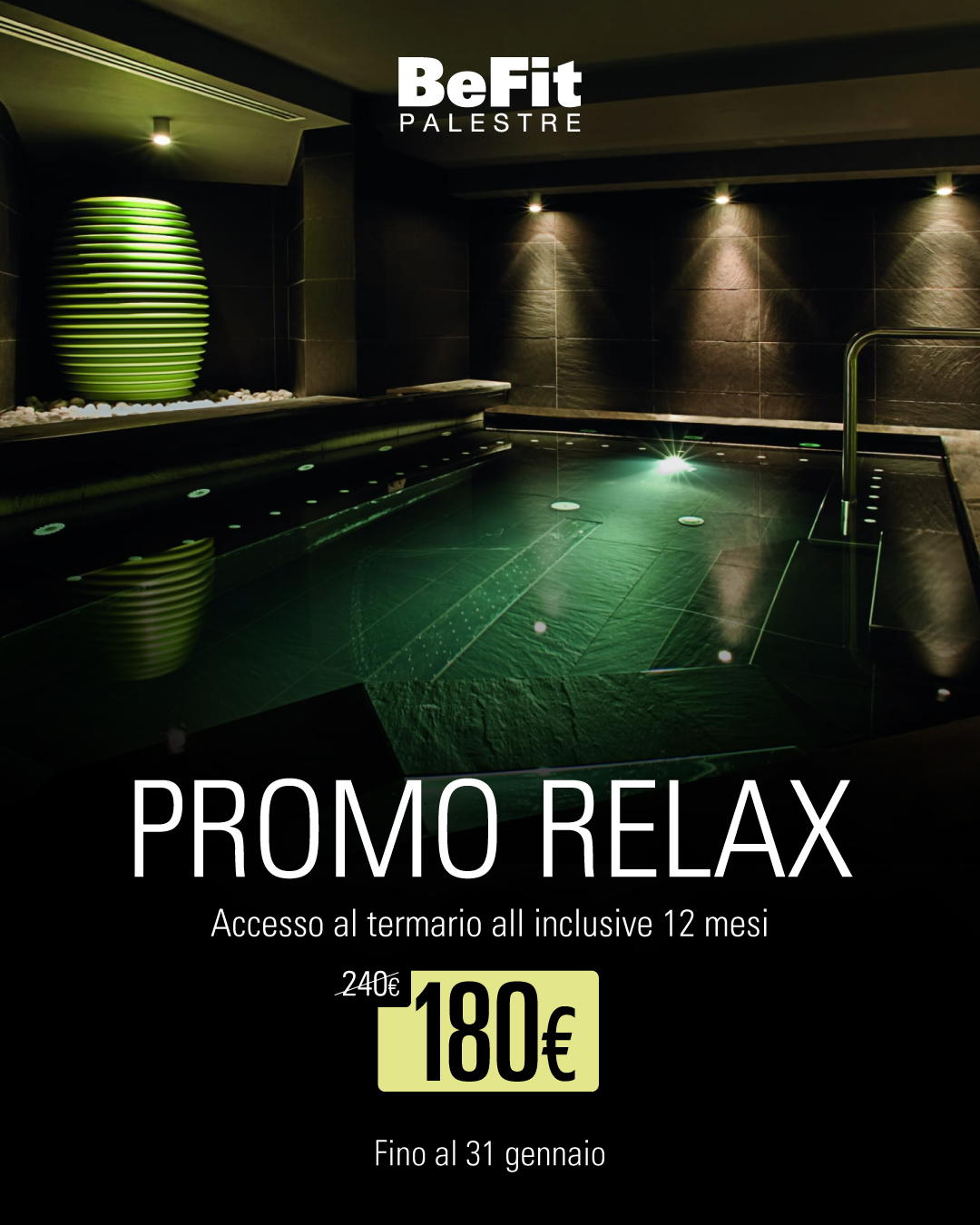 PROMO RELAX - Solo fino al 31... - BeFit Palestre Gazzada | Facebook