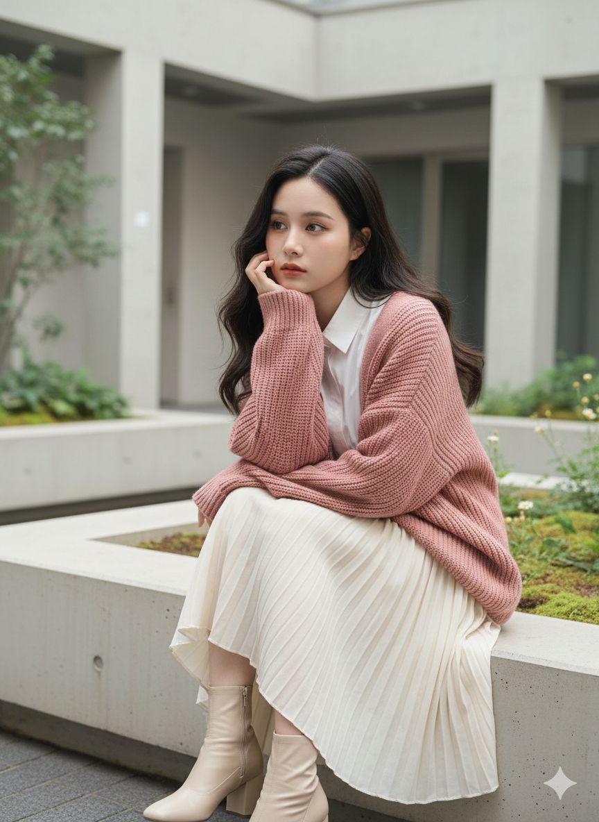 ✨ Quiet street stroll & soft gaze · Japan 📸 Model #桃果あかり's