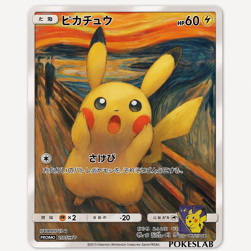Limited edition pokemon pikachu art print