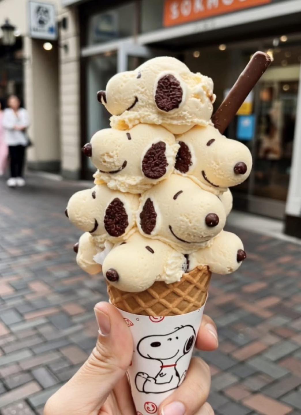 【DEATH NYC】Snoopy＆アイスクリーム Snoopy ice cream! Very creative!
