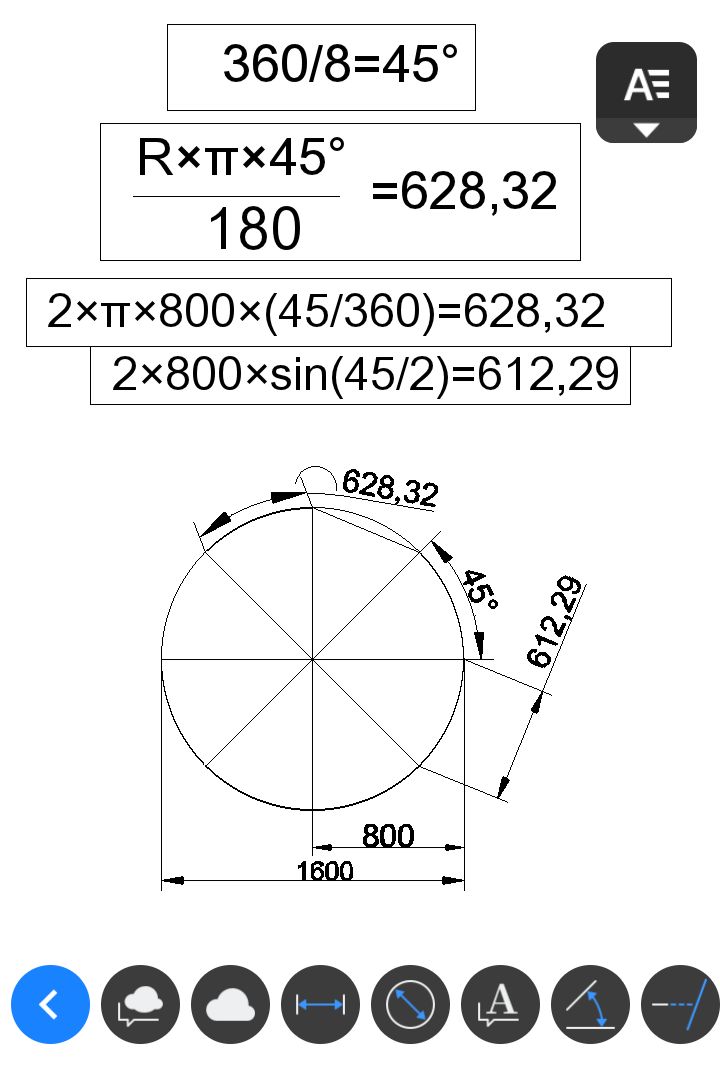 Piping Planning and Isometric Drawing | Circular segment, divide 8 45 ...