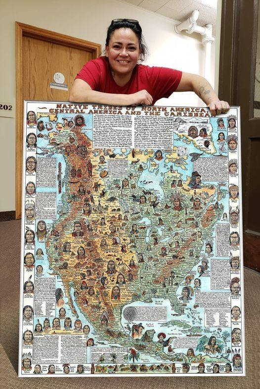 Indian tribes in North America around 1600 and 1800
