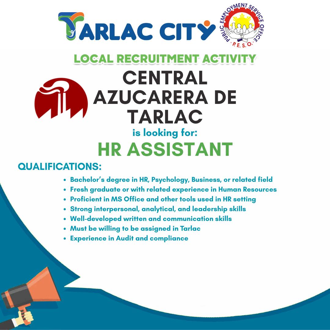 🌟𝐄𝐗𝘾𝐈𝐓𝐈𝐍𝐆... - Tarlac City Public Employment Service Office | Facebook