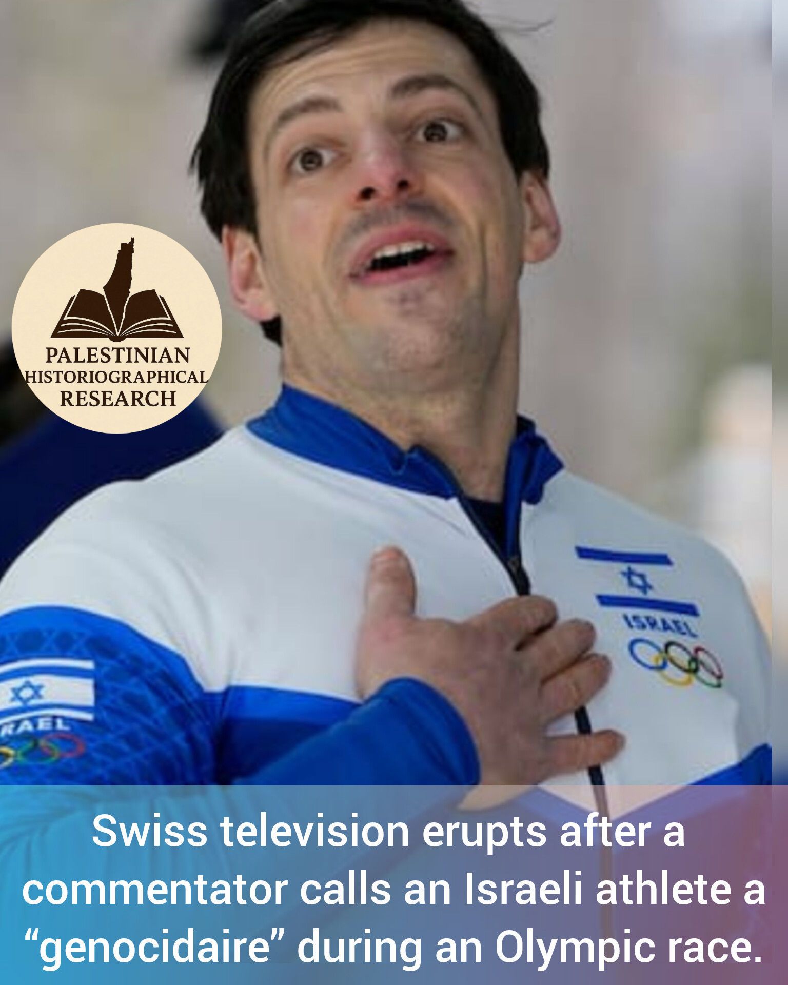 Palestinian - Swiss television erupts after a commentator calls an ...