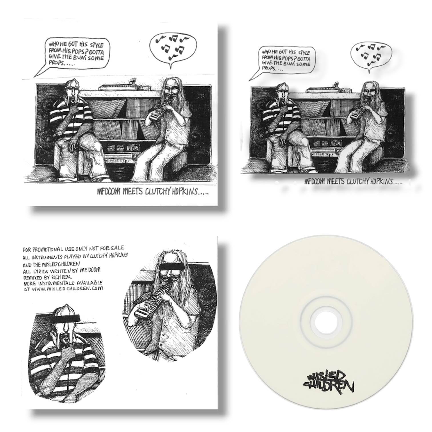 MF DOOM × CLUTCHY HOPKINS – MF DOOM MEETS CLUTCHY HOPKINS