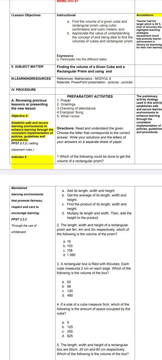 DepEd Daily Lesson PLan | LF; LP for COT and PPT AP-6 Q4, WEEK 5 PMES ...