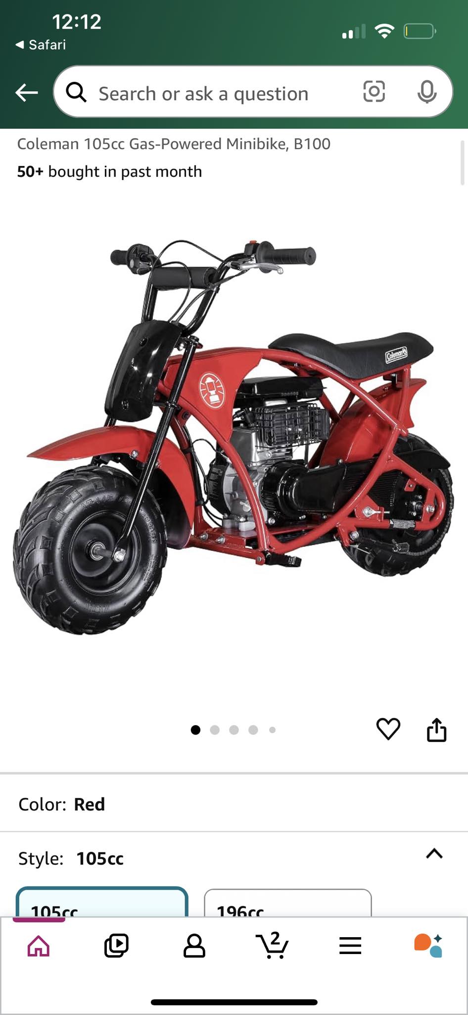 coleman 105cc mini bike Oryxearth BRM100P-1 Off-Road Gas for Adults & Teens, R 196cc 4 Coleman B100 105cc Gas Powered
