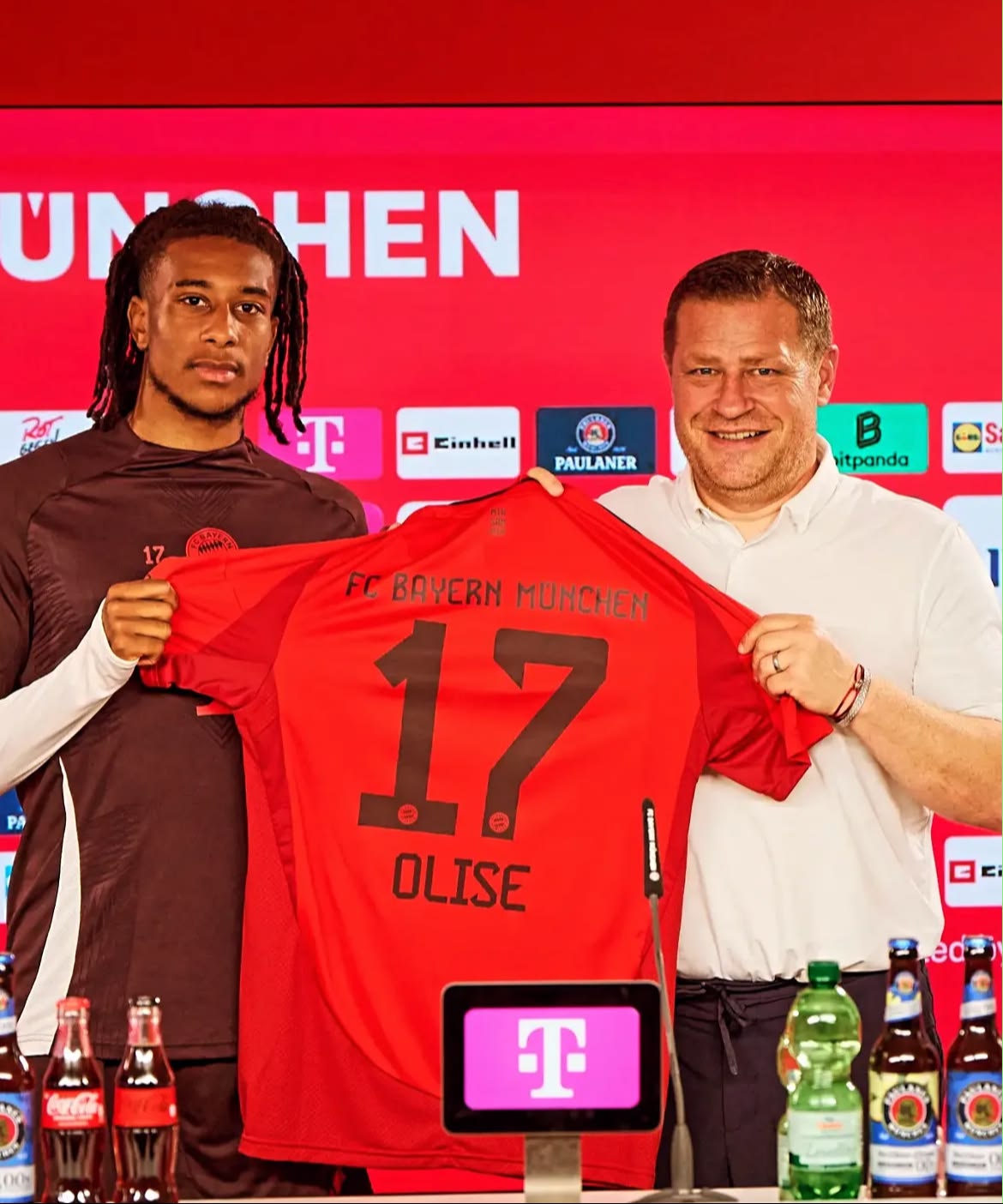 Michael Olise to wear jersey number 17 at Bayern Munich