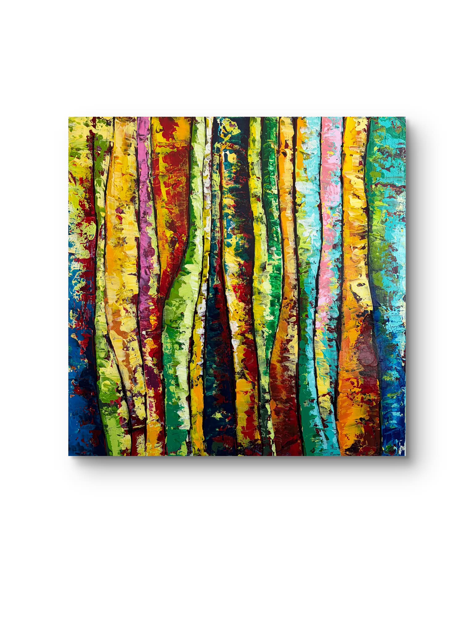 Early Autumn• Acrylic on linen 60x60x3 sm