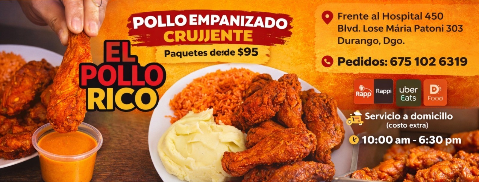 El Pollo Rico Suc. 450 Dgo | Durango