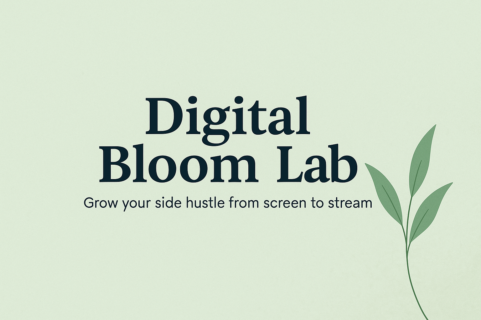 Digital Bloom Lab