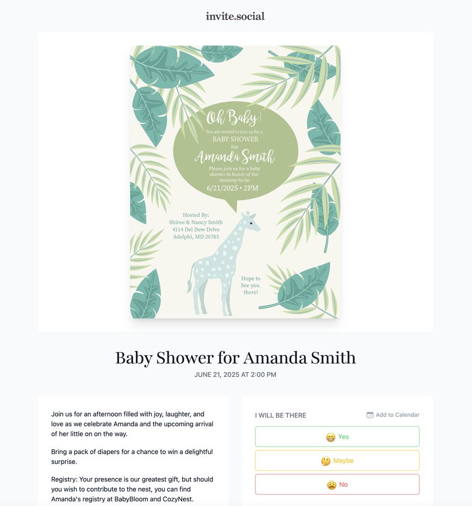 Invite.social - By popular demand, you can now upload your own designed ...