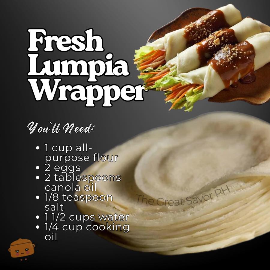 The Great - Fresh Lumpia Wrapper Ingredients * 1 cup all-purpose flour ...