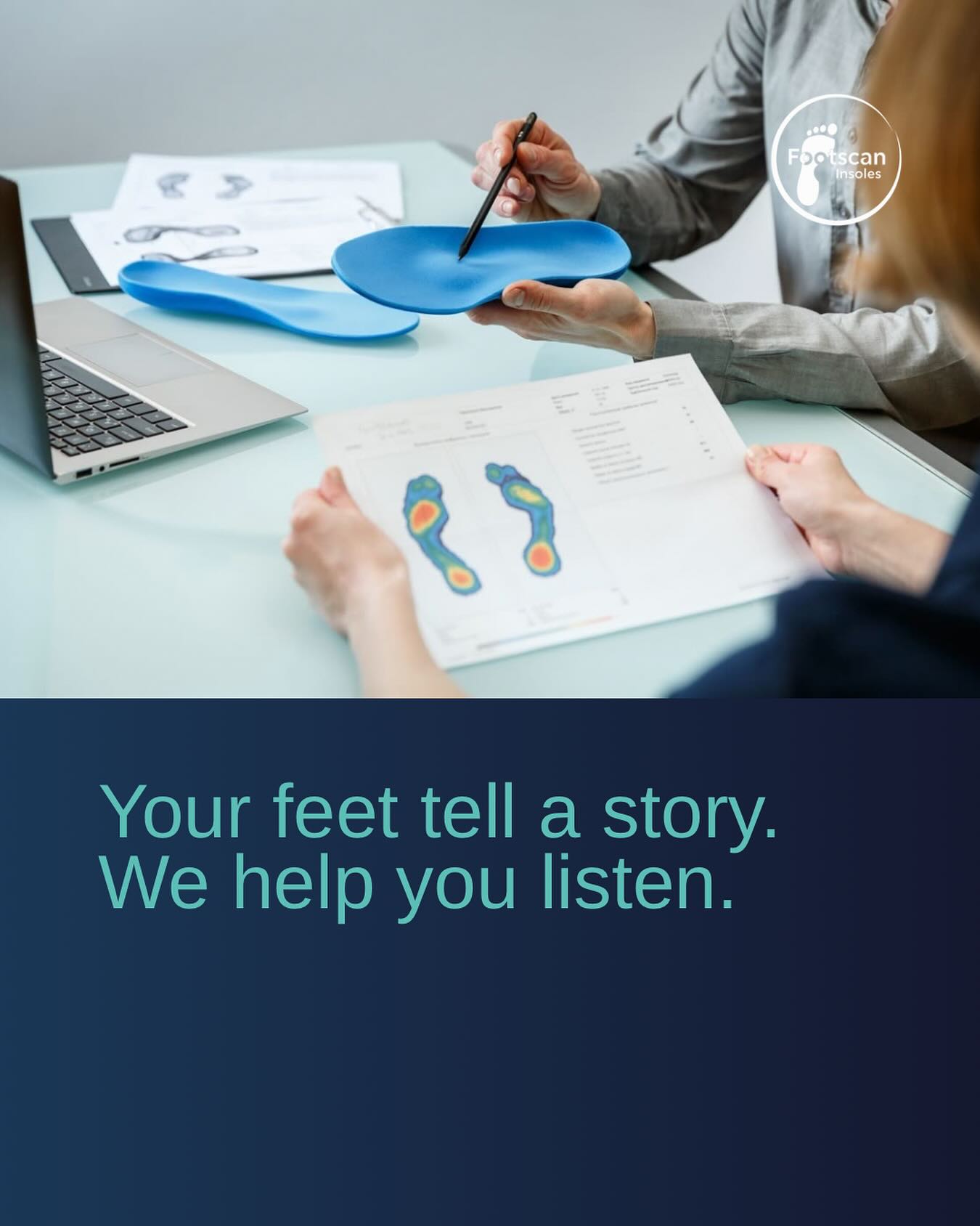 Foot - 👣 Every step tells a story. With custom insoles and digital ...
