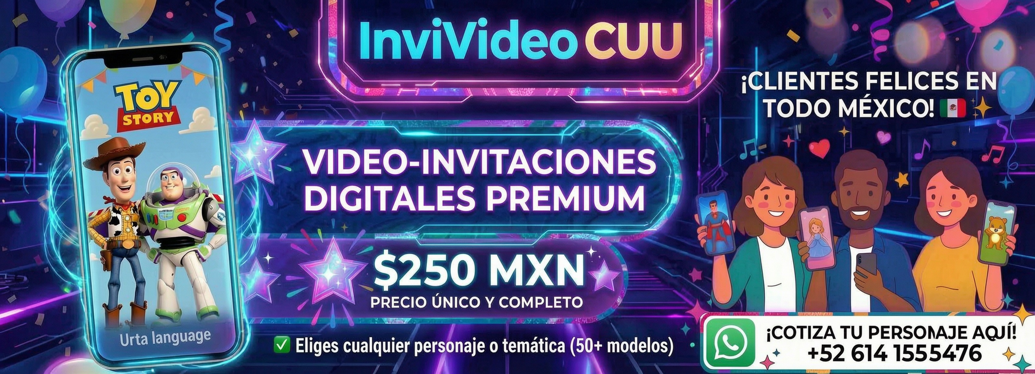 InviVideo CUU - ¡LA VIDEO-INVITACIÓN QUE TU HIJ@ QUIERE!... | Facebook