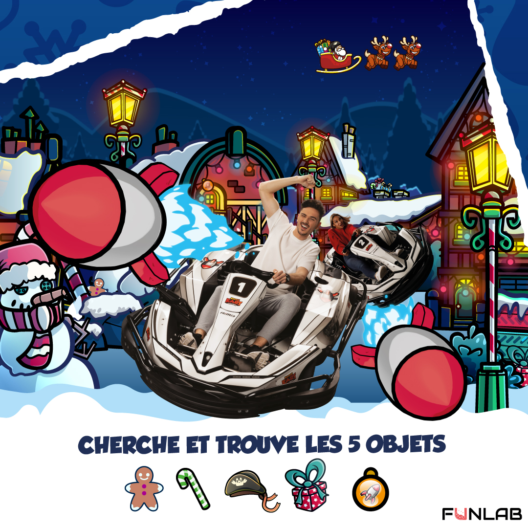 🔔🎄 JEU DE NOËL :... - FunLab Rennes - BattleKart & Musi'Quiz