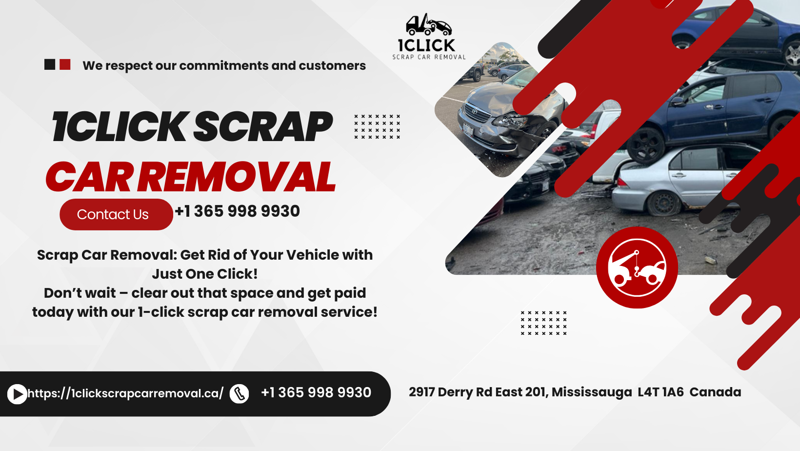 1Click Scrap Car Removal | Mississauga ON