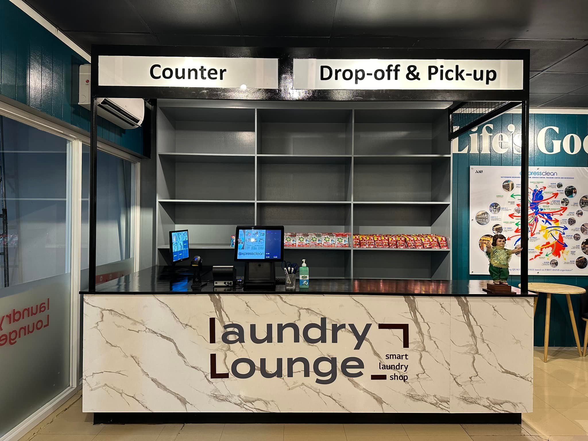 Express - Pick-up and drop off counter | Facebook